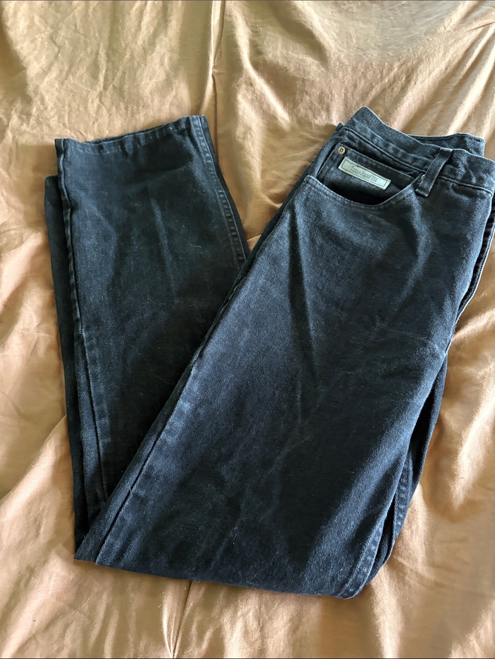 Slim Straight Men's Jeans in black USA MADE TEXAS JEANS